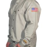 The “Lowdown” Flame Resistant Shirt with American Flag Patch 6.6 oz