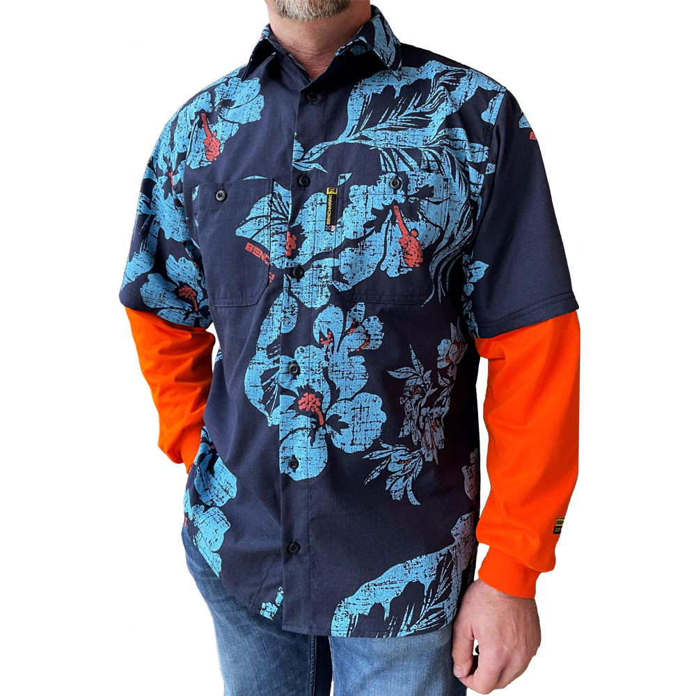 Aloha Friday Flame Resistant Hawaiian Shirt 5.1 oz - Pacific Wear Inc.