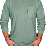 Flame Resistant T-Shirt with Chest Pocket 6.2 oz