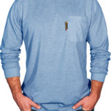 Flame Resistant T-Shirt with Chest Pocket 6.2 oz