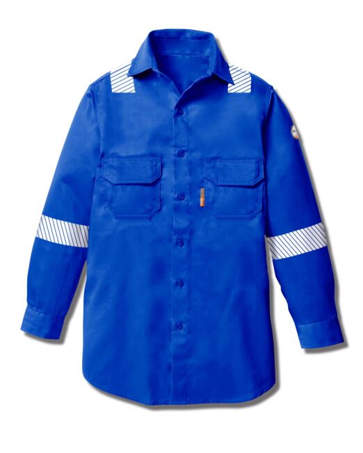 Pacific-Work-Wear-Inc-FR1444CB- DH Air Uniform Shirt with Segmented