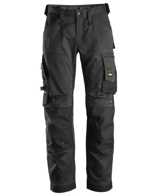 Versatile work pants with stretch and relaxed fit designed for optimal comfort and mobility during most types of work.